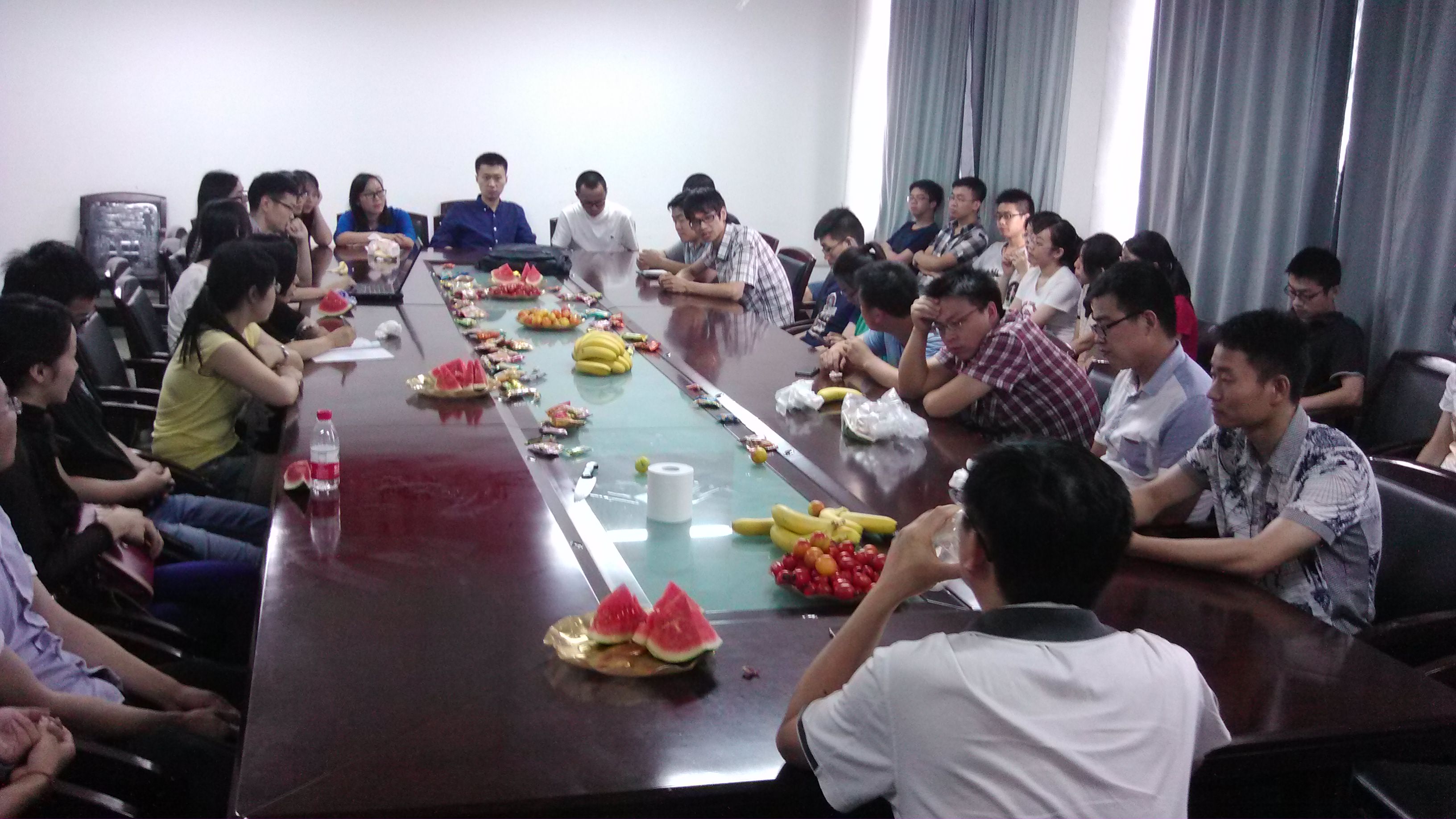 公司召开硕士研究生毕业欢送暨交流会